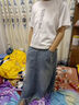 G.DUCKKIDS女童裙子夏季牛仔裙2025新款洋氣兒童韓版大童休閑短袖半身裙套裝 【兩件套】牛仔裙+短袖T恤 160 cm 曬單實拍圖