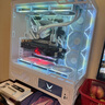 瓦爾基里（VALKYRIE）VK03 WHITE 白色 ATX 游戲電腦臺(tái)式機(jī)箱 支持360水冷 6.2吋觸摸屏 270°海景房 曬單實(shí)拍圖