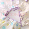 印品棉棉屋夏季女童薄款兒童休閑褲 純棉a類(lèi)可愛(ài)透氣女寶寶短褲五分褲燈籠褲 紫點(diǎn)貓咪組短褲2條裝 100cm 曬單實(shí)拍圖