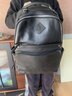 鹿師傅頭層牛皮真皮男士雙肩包電腦包筆記本上班通勤休閑背包書(shū)包旅行包 黑色 頭層牛皮 曬單實(shí)拍圖