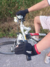 楊飾公子手套男夏季防曬騎行手套觸屏防滑騎車摩托車冰絲釣魚手套外賣手套 漏二指黑【春夏薄款】 均碼 曬單實(shí)拍圖