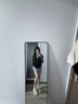 矜持范衛(wèi)衣女美式辣妹風(fēng)條紋連帽衛(wèi)衣外套女秋冬修身顯瘦拉鏈長袖上衣 黑色 M 建議150-170cm/91-105斤 曬單實拍圖