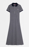 TOMMY JEANS【A字廓形】25夏季女裝氣質(zhì)收腰修身顯瘦連衣裙長裙20383 藏青藍(lán)白條紋0A6 L 曬單實(shí)拍圖
