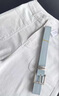淺灰白色闊腿牛仔褲女夏季薄款2025新款爆款褲子高腰窄版直筒褲子 灰白色-長褲-贈腰帶 XL (29) 曬單實拍圖