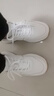 德賽（DESAI）春季新款真皮軟底舒適厚底百搭休閑鞋網(wǎng)面透氣百搭輕便運動(dòng)跑步鞋 白色 42 曬單實(shí)拍圖