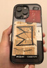 CASETIFY Basquiat x CASETiFY 巴斯奎特聯(lián)名皇冠拼貼 適用于iPhone 16 防摔手機殼 磨砂黑 iPhone 16 Pro 曬單實(shí)拍圖