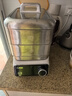 蘇泊爾（SUPOR）猛火可拆洗電蒸鍋 0涂層304不銹鋼材質(zhì)蒸籠18L大容量燉蒸煮一體多功能電蒸鍋上蒸下燉隔水燉底鍋 18L 精鋼可拆0涂層蒸燉鍋 曬單實(shí)拍圖