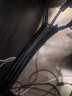 首力線材收納束線管理線器包線管帶拉鏈束線套帶電線收納電腦理線 黑色19mm1米 曬單實拍圖