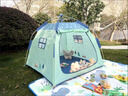 BABYGO兒童帳篷室內戶(hù)外全自動(dòng)免安裝秒收納便捷公園露營(yíng)野餐墊 單帳篷-森林小屋 曬單實(shí)拍圖