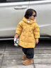 G.DUCKKIDS小黃鴨童裝兒童羽絨服男童中長款加厚男孩外套冬季寶寶小惡魔衣服 黃色 90 建議1~2歲【 80-90cm】 曬單實拍圖