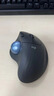 羅技（Logitech）ERGO M575 人體工學(xué)鼠標 軌跡球鼠標 無線藍牙雙模 辦公鼠標  帶無線2.4G接收器 石墨黑 曬單實拍圖