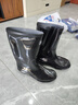 回力雨鞋男士防雨靴防滑高筒成人秋季下雨防水鞋廚房工地套筒水靴膠鞋 HL838/818中筒 43 曬單實(shí)拍圖