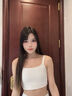 CleainKorte正品束胸內衣女大胸顯小吊帶運動(dòng)背心夏薄款無(wú)痕cos平胸神器 白色 M （上胸圍80-84CM） 曬單實(shí)拍圖