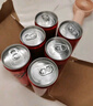 可口可樂(lè)可口可樂(lè)（Coca-Cola）碳酸汽水摩登罐飲料330ml*6罐 曬單實(shí)拍圖