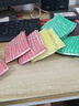 洗碗布鍋刷百潔布加厚耐用洗碗刷碗神器洗刷大王海綿擦抹布洗碗巾 顏色隨機(jī) 【刷鍋大王】十片 曬單實(shí)拍圖
