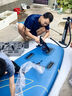 藍(lán)科沖浪板電動(dòng)推進(jìn)器槳板遙控電動(dòng)尾鰭魚鰭皮劃艇船外機(jī)動(dòng)力漿板裝備 智能遙控電動(dòng)尾鰭 曬單實(shí)拍圖