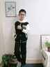 G.DUCKKIDS童裝男童秋裝套裝兒童衣服男大童春秋季連帽棒球服外套運(yùn)動(dòng)裝男孩 黑色 170尺碼15~16歲【160-170cm】 曬單實(shí)拍圖