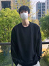 名創(chuàng)優(yōu)品男款衛(wèi)衣秋季日系潮牌簡約百搭純色套頭衫男學(xué)生330g重磅圓領(lǐng)外套 藏青(空白) L /170(推薦100-120斤) 曬單實(shí)拍圖