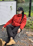 啄木鳥沖鋒衣男女25年秋季新款三合一可拆卸防暴雨川藏旅行登山夾克外套 丹霞紅【單外套+送墨鏡 】 XL 曬單實拍圖