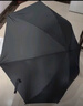 小魔長柄雨傘超大號加固抗風男士高端商務雨傘黑色可定制 曬單實拍圖