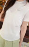耐克（NIKE）短袖女裝 2025夏季新款運動(dòng)服跑步健身訓練服舒適透氣修身時(shí)尚T恤 HQ0649-100 M 曬單實(shí)拍圖