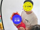 真維斯親子裝t恤一家三口洋氣夏裝中小學(xué)生班服團體服定制短袖兒童短袖 白色/線條愛心黑左胸標 175 (L) 曬單實拍圖