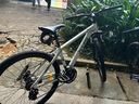 喜德盛（xds）山地自行車(chē)黑客350/旭日310 X6鋁合金車(chē)架21速變速機(jī)械碟剎 黑客350白灰色15.5寸 曬單實(shí)拍圖