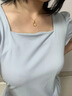 老鳳祥莫比烏斯項(xiàng)鏈女純銀輕奢小眾簡約吊墜七夕情人節(jié)生日禮物送女友 【經(jīng)典品牌禮盒】莫比烏斯項(xiàng)鏈 曬單實(shí)拍圖