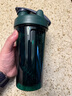 Blender Bottle 搖搖杯運動(dòng)水壺健身水杯 蛋白粉攪拌球奶男士女生大容量塑料杯子 24oz深綠色710ml 0 曬單實(shí)拍圖