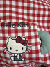 果殼（Gukoo）睡衣夏季HelloKitty聯(lián)名新款大卡通格子純棉女士家居服套裝B七夕 HelloKitty女套裝 M 曬單實(shí)拍圖