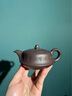 璽翰雅（ROYHOYE）宜興紫砂壺名家純全手工泡茶壺周小明紫泥曲壺家用原礦功夫茶具 國高工周小明作品 曬單實(shí)拍圖