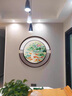 奈維斯汀  NAVSTIN九魚(yú)圖刺繡圓形裝飾畫(huà)蘇繡新中式玄關(guān)客廳掛畫(huà)餐廳過(guò)道背景墻壁畫(huà) 九魚(yú)圖 直徑80cm 實(shí)木立體框 懸浮刺繡工藝+蟬翼紗 曬單實(shí)拍圖