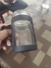 把手玻璃杯帶把大容量喝水杯子加厚辦公泡茶杯透明家用隔熱杯子 黑色 500ml 曬單實(shí)拍圖