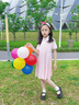 納維凱爾（Navigare）女童連衣裙夏季兒童POLO裙涼爽時(shí)尚速干舒適時(shí)間的海淡粉140 曬單實(shí)拍圖