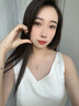 春淺葫蘆925銀和田玉項(xiàng)鏈女生生日七夕情人節(jié)禮物女士鎖骨鏈 曬單實(shí)拍圖