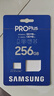 三星（SAMSUNG）256GB TF MicroSD 內(nèi)存卡 4K高速藍(lán)卡 U3A2V30 讀速180MB/s 游戲機(jī)無人機(jī)運(yùn)動相機(jī)存儲卡 PRO Plus 曬單實(shí)拍圖