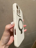 邁巢適用蘋果16promax手機(jī)殼純色Masafe磁吸360旋轉(zhuǎn)支架iPhone15pro液態(tài)硅膠蘋果16保護(hù)套簡(jiǎn)約防塵防污 【古董白/手腕掛繩】360°支架/真液態(tài)/磁吸充電 iPhone 16PR 曬單實(shí)拍圖