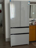 西門子（SIEMENS）504L無界平嵌法式多門雙循環(huán)冰箱機皇 超薄嵌入式零嵌 國家補貼四開門 鋼化玻璃 晶耀KF89BEA63C 曬單實拍圖