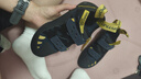 拉思珀蒂瓦（LA SPORTIVA）攀巖鞋男女入門(mén)級初學(xué)者基礎訓練室內抱石狼蛛 Tarantula Boulder 墨蘭/苔色 37 曬單實(shí)拍圖