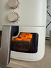 美的（Midea）空氣炸鍋蒸汽嫩烤不干柴 透明可視實用大容量5.3L 金屬內(nèi)腔易潔烤盤 易用旋鈕免翻面KZE5383  曬單實拍圖