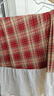 悅內帶胸墊睡裙女款睡衣夏季夏天吊帶背心純棉格子紅色長(cháng)款可外穿出門(mén) B23502格蘭紅【帶胸墊】 XL (170) 【體重120-140斤】 曬單實(shí)拍圖