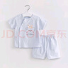 布瑞熊女寶寶短褲純棉夏季薄款兒童五分短褲休閑外穿嬰兒2025夏裝新款 凈色紫+星黛露(2條裝) 90 CM 兩用襠可開襠 曬單實(shí)拍圖