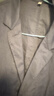 無印良品（MUJI）女式漢麻棉襯衫式夾克女長袖外套25年夏季西裝小西服女裝BD0ZZC5S 煙熏藍(lán)色 S （155/80A） 曬單實(shí)拍圖