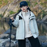 G.DUCKKIDS童裝女童沖鋒衣三合一春秋冬季兒童外套防風保暖女大童戶外登山服 米色外套+內(nèi)膽aaocesm 150 適合140-150cm年齡11-12歲 曬單實拍圖