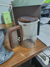 神雕（SHEN DIAO）加厚全玻璃壺飄逸杯泡茶器茶水分離玻璃內(nèi)膽過濾沖茶器保溫茶具 小蠻腰飄逸杯 520ml 曬單實拍圖