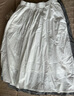 無(wú)印良品（MUJI）女式 強捻 抽褶裙 長(cháng)半身裙女裙子女裝格子裙25年夏季BE1VEC5S 米白色 XL （165/74A） 曬單實(shí)拍圖