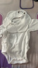 乖奇熊新生嬰兒衣服春秋連體哈衣3月6寶寶三角包屁衣初生和尚服夏季薄款 曬單實(shí)拍圖