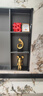 貝漢美（BHM）高檔輕奢喜慶福字擺件工藝品客廳家居玄關(guān)電視柜酒柜桌面裝飾品 紅色+相框 曬單實(shí)拍圖