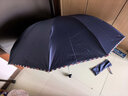 天堂 防曬晴雨傘三折 晴雨傘加大加固防曬晴雨兩用經(jīng)典商務(wù) 藏青 曬單實(shí)拍圖