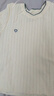 百圖betu女裝2025夏季新款毛針織衫撞色邊愛心刺繡短袖上衣女2505X07 米白 S 曬單實(shí)拍圖